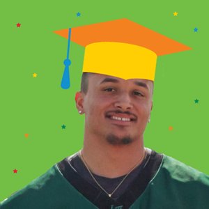 Junior, a graduating senior from CIS of Greater Tarrant Country