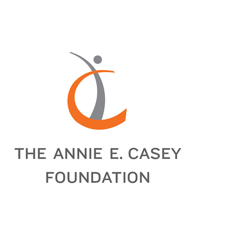 Logo for the Annie E. Casey Foundation against a blank background